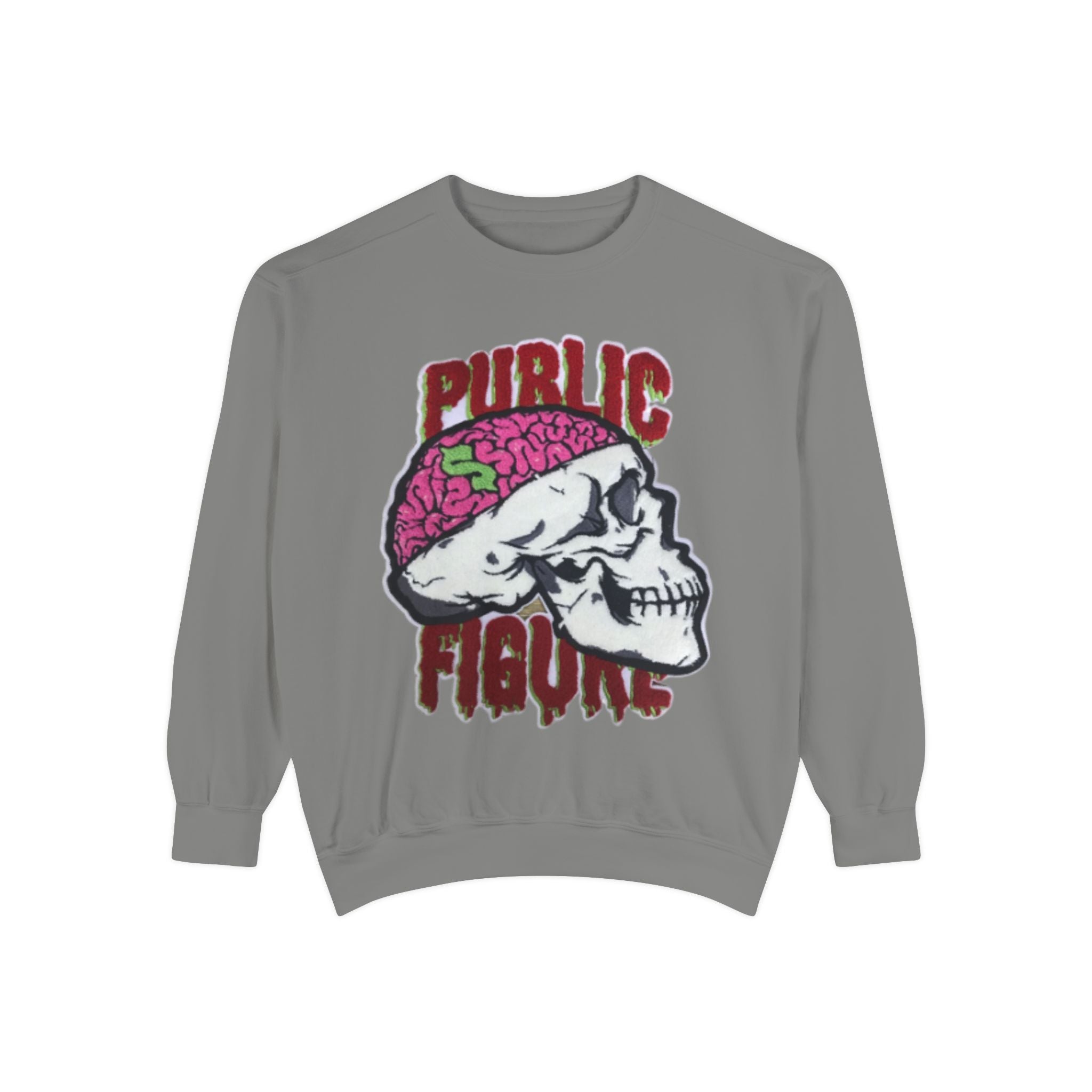 Public Figure Skull Graphic Unisex Sweatshirt