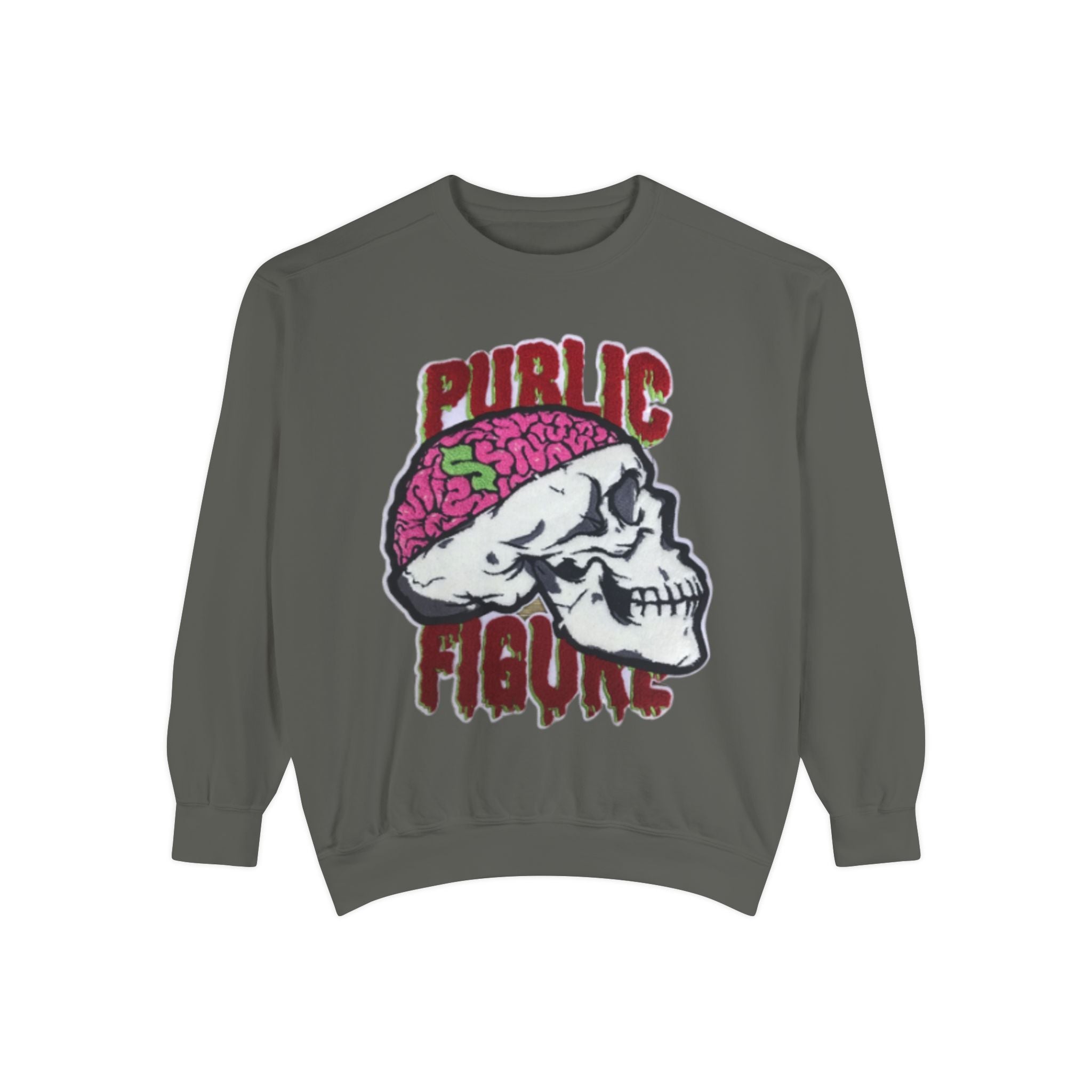 Public Figure Skull Graphic Unisex Sweatshirt