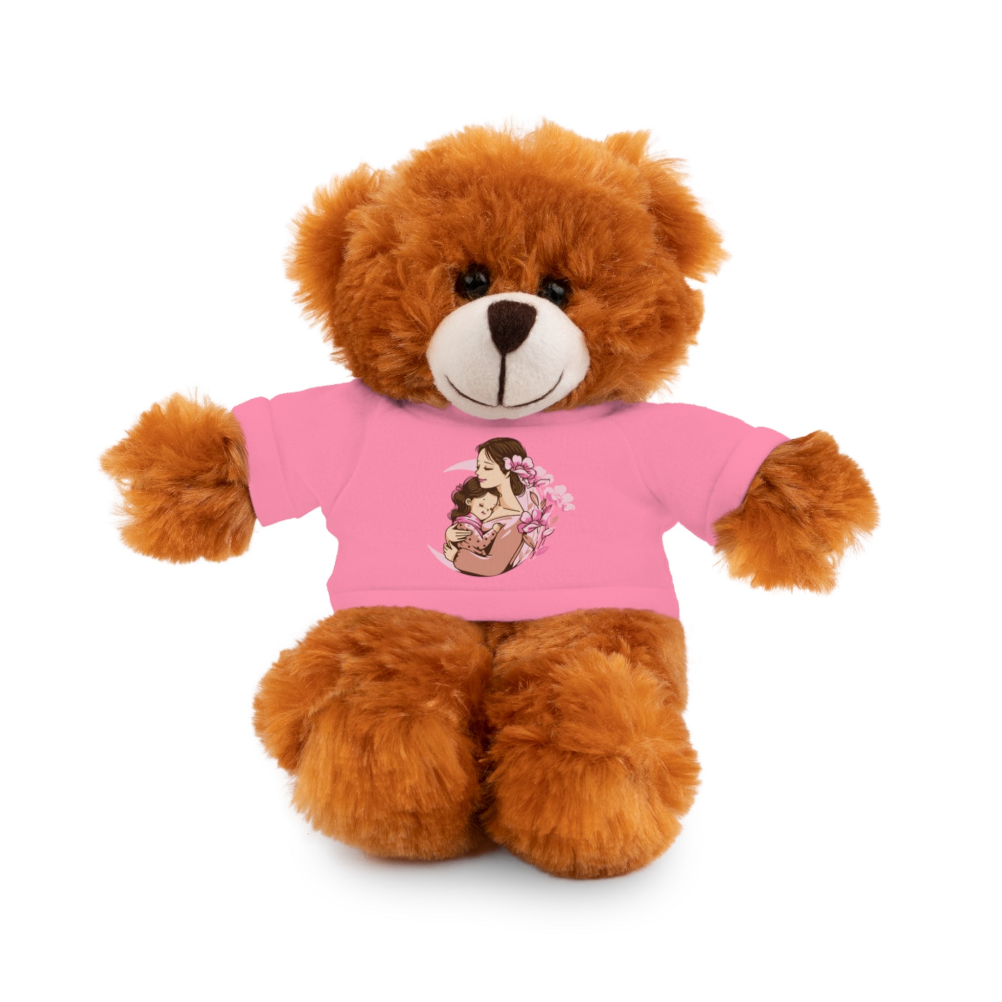 Personalized T-Shirt Bear - Cute Stuffed Animal Gift for Kids and Collectors