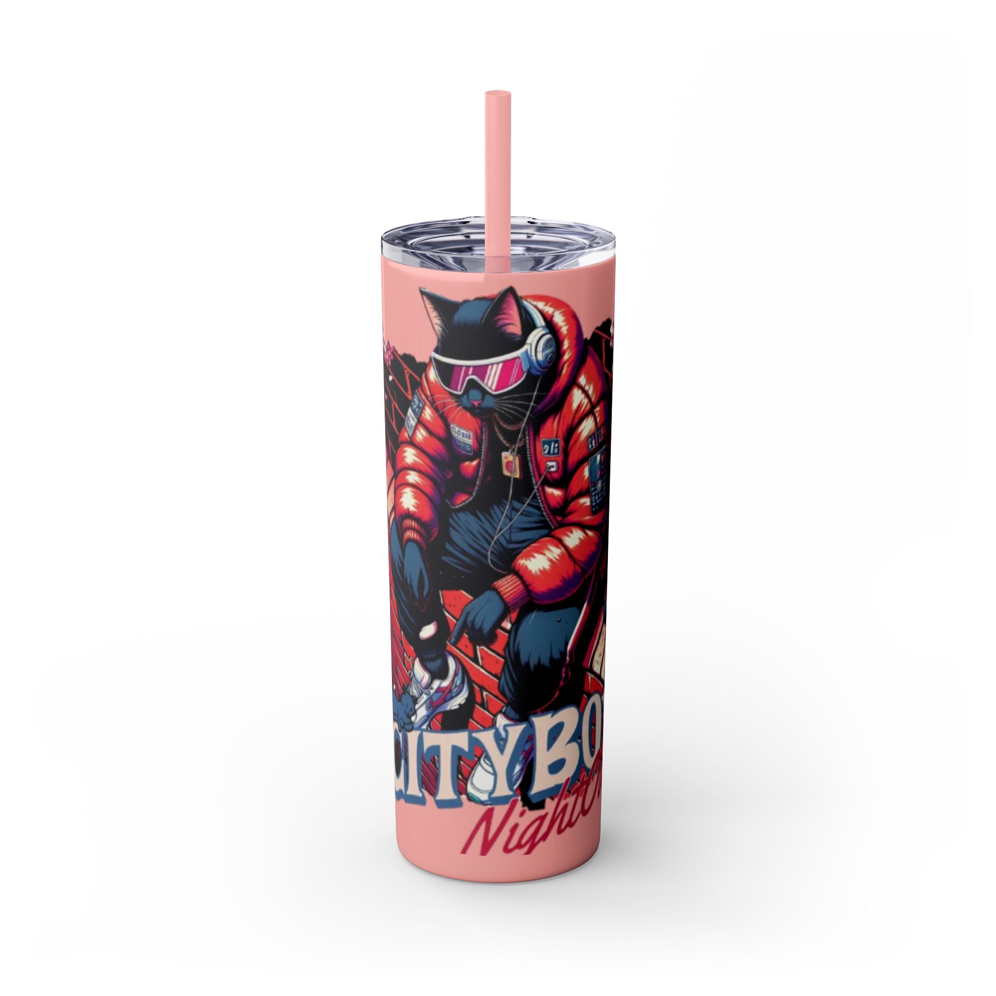 Skinny Tumbler with Straw, 20oz