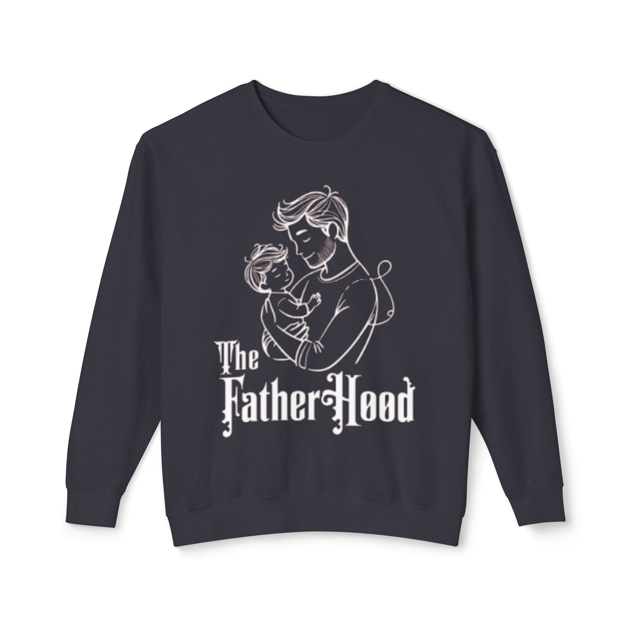 The Fatherhood Unisex Lightweight Crewneck Sweatshirt - Perfect Gift for Dads