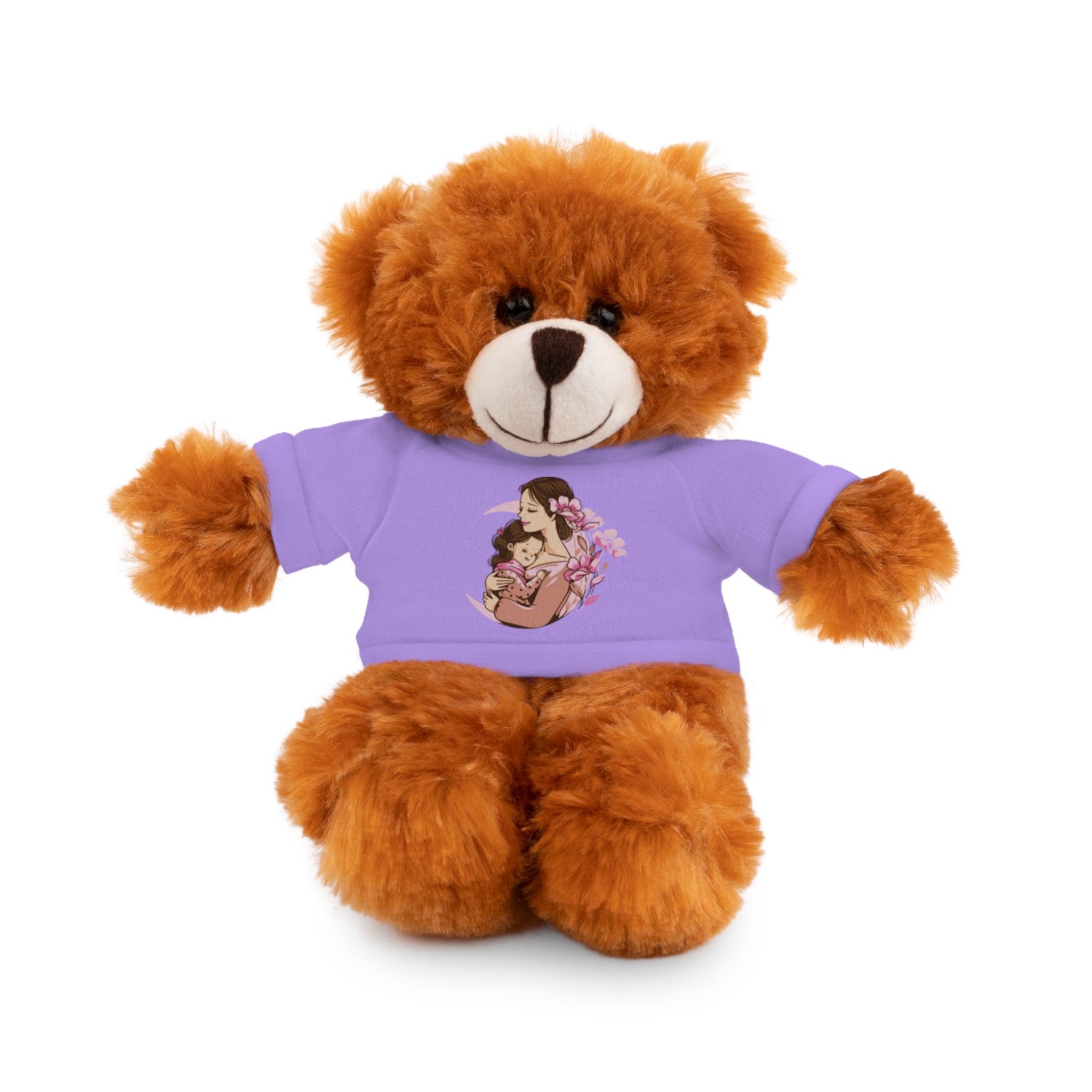 Personalized T-Shirt Bear - Cute Stuffed Animal Gift for Kids and Collectors